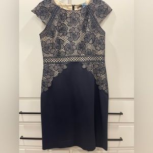 Antonio Melani knee length dress. Size 10. Worn only once.In excellent condition